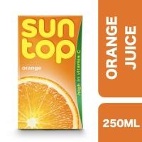 ราคา Suntop Orange Juice 250ml ++ ซันท็อป น้ำผลไม้ ราส้ม ขนาด 250ml (5922244285)