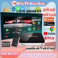 ราคา (พร้อมส่ง)Android Box HX1max กล่องแอนดรอยน์ สมาร์ท ทีวี 4+32GB Bluetooth Tv Box CPU RK3318 Android 9.0 4K Android Tv Box (11403406337)