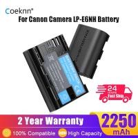 ราคา Coeknn 2250MAh แบตเตอรี่ LP-E6NH สำหรับ Canon EOS R5 R6 90D 60D 80D 5D II 5D III 5D IV 5Ds 6D II 7D 7D Mark II กล้อง LP- (21879707788)