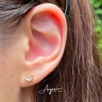 ราคา AYRD | ต่างหูเงินเเท้925 ชุบทองคำ18K Moonstone พลอยเเท้มูนสโตน เสริมพลังงานบวก สื่อรักเเท้ สายสัมพันธ์ที่ดี (23844675096)