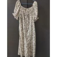 ราคา เดรสยาว ลายดอกกุหลาบ สาวอวบอ้วน อก38-46" (28401509826)