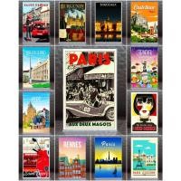 ราคา แม่เหล็กติดตู้เย็น อะครีลิค ฝรั่งเศษ 2×3 นิ้ว Souvenir Acrylic Fridge Magnet France SET 3 2x3" (13973901664)