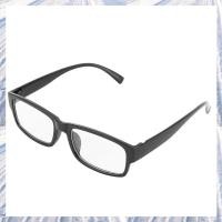ราคา แว่นตาเลนส์ใสกรอบพลาสติกสี่เหลี่ยมผืนผ้าสีดํา (44223545477)