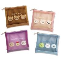 ราคา การ์ตูนญี่ปุ่นเย็บปักถักร้อย Rilakkuma Gauze Stitching Mini กระเป๋าเครื่องสําอางลิปสติกกระเป๋าเหรียญ P (27468553880)