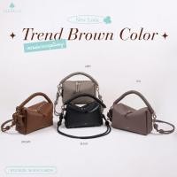 ราคา น้องทรงBox หนังนุ่ม กระเป๋าแบรนด์ CICELLE (ซีเซล) 815 (26875832479)