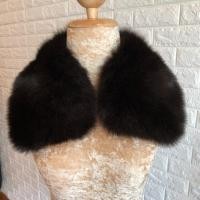 ราคา FA6 เฟอร์ขนแท้ ขนFox สีน้ำตาลเข้ม แต่งปกโค้ท (2657303965)