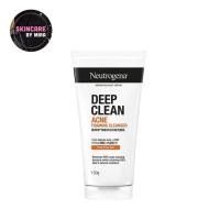 ราคา Neutrogena Deep Clean Acne Foaming Cleanser 150 g (โฟมล้างหน้าสำหรับคนเป็นสิว) (26076482459)