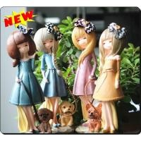 ราคา ตุ๊กตาเรซิ่นสาวจูงน้องหมา ตุ๊กตาห้อยขาเรซิ่นทาสน้อหมาห้อยขา (10099744378)