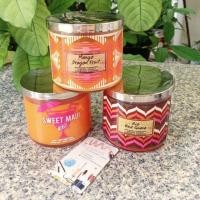 ราคา เทียนหอม ไซร้ใหญ่ Bath&Body Works 3-Wick Candle (1796233173)