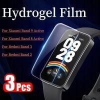 ราคา ป้องกันหน้าจอสําหรับ Xiaomi Mi Band 9 8 Active Redmi Band 3 2 Hydrogel Portective ฟิล์มสําหรับ Mi Band 8 9 Active (27617944743)