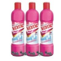 ราคา วิกซอล ผลิตภัณฑ์ทำความสะอาดห้องน้ำ สีชมพู 450 ml.. แพค 3ขวด (40316367777)