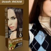 ราคา ฮิตมาก ดีแคช ซูพรีม 308 น้ำตาลมอคค่า สีผม สีย้อมผม ครีมย้อมผม เปลี่ยนสีผม Dcash Supreme ME308 Mocha Brown (25972779429)