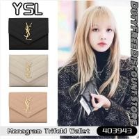 ราคา Hot Yves Saint Laurent Wallets กระเป๋าสตางค์ผู้หญิง กระเป๋าสตางค์ใบสั้น แซงต์โลร็องต์ 414404 YSL Wa (28013529902)
