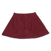 ราคา กระโปรงยีนส์ กระโปรงกางเกงยีนส์ สีแดง (42959230797)