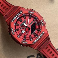 ราคา G-shock GA-2100 นาฬิกาสปอร์ตสีแดงทั้งหมด MANGGA SERIES FUTUR สายนาฬิกาแฟชั่นเรซิ่น w478 (55050744841)
