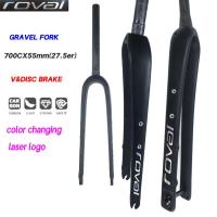 ราคา Roval คาร์บอนส้อมกรวดส้อม Cyclocross คาร์บอนจักรยานส้อมด้านหน้า 700C * 55C 1-1/8 "ตรง/Taper Tube Disc เบรค (29758024484)