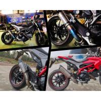 ราคา ปลอยท่อพร้อมคอปลายท่อ SC AKRAPOVIC ท่อไอเสีย Ducati hypermotard 821 (44025343964)
