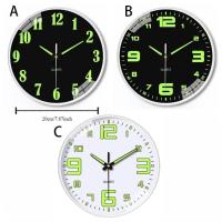 ราคา HOMECLEEOESQX นาฬิกาแขวนเรืองแสง, ความแม่นยําเวลารอบควอตซ์นาฬิกาติดผนัง, แสงเรืองแสงในที่มืดเงียบแฟชั่นพลาสติกนาฬิกาดิจิตอลบ้าน (44305365606)