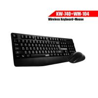 ราคา SIGNO KW-740+WM-104 Wireless Keyboard+Mouse ชุดคีย์บอร์ดและเมาส์ไร้สาย (18885203430)