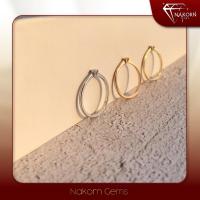 ราคา นคร เจมส์ แหวนเพชรแท้ ทองคำแท้14K(ทอง58.5%)แหวนเพชรดีไซน์เรียบฝังเพชรแท้ แหวนเพชร ขายได้ จำนำได้ มีใบรับประกัน (10917314444)