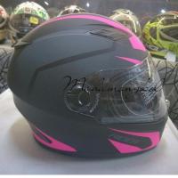 ราคา หมวกกันน็อค RIDER VIPER แว่น 2 ชั้น NO.4 สีชมพู ดำ Size M (699008745)