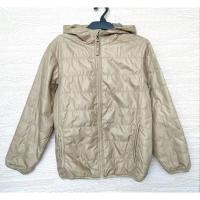 ราคา เสื้อแจ็คเก็ตกันหนาว สีทอง แบรนด์Uniqlo ฮู้ด Size.140 (7-8ขวบ) อก36นิ้ว เสื้อมือสองญี่ปุ่นคัดเกรด (17291332329)