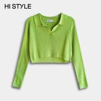 ราคา HI STYLE - แขนยาวโปโลผู้หญิง - สีเขียว - FVI510699 / เสื้อผู้หญิงโปโลแขนยาว - สีเขียว (43925901478)