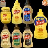 ราคา เฟร้นช์ส มัสตาร์ด ซอสมัสตาร์ด French's Horseradish Mustard , Honey Dijon mustard , Spicy Brown , Classic Yellow Mustard (29808262718)