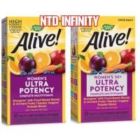 ราคา นำเข้า Alive Nature's Way Alive Once Daily Women's Ultra Potency Multi-Vitamin/Women's 50+ (60 เม็ด) (9259208888)
