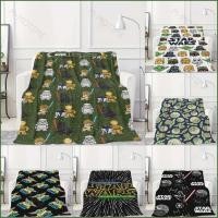 ราคา ผ้าห่มขนแกะตุ๊กตา Star Wars พร้อม Death Star และ Millennium Falcon พิมพ์ขนนกนุ่มถักโยนเหมาะสําหรับโซฟาหรือก่อนนอน (40712168331)
