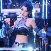 ราคา Nado LOL League of Legends Cosplay เครื่องแต่งกาย KDA Kasha สำหรับหญิง S10 Finals (41220719344)