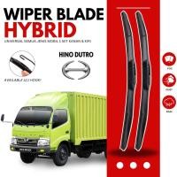 ราคา Hino Dutro Hybrid Wiper ใบมีดยาง 1 ชั้น 1 ชุดทําความสะอาดกระจกรถยนต์คู่ซ้ายและขวา (26742376820)