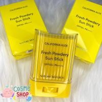 ราคา พร้อมส่ง Nature Republic California Aloe Fresh Powdery Sun Stick SPF50+ PA++++ 24g (22245516623)