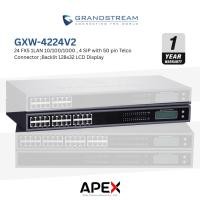 ราคา [พร้อมส่งในไทย] Grandstream GXW-4224V2 - 24 FXS 1LAN 10/100/1000 , 4 SIP ,Backlit 128x32 LCD (41507519221)