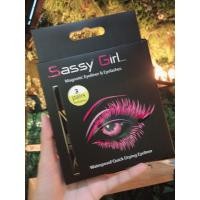 ราคา ขนตา ขนตาแม่เหล็ก อายไลเนอร์แม่เหล็ก sassy girl ของแท้ ติดง่ายมาก ขนตาปลอมแม่เหล็ก (11411867367)