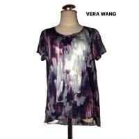 ราคา สินค้ามือสองเสื้อผู้หญิงแบรนด์เนมแท้ Simply Vera VERAWANG เสื้อยืดคอกลม (24830109319)