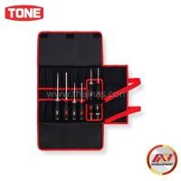 ราคา TONE ชุดไขควงด้ามยาง แกนทะลุหัวตอก 8 ชิ้น พร้อมซองผ้า | PGD8 (13762333376)