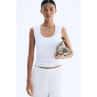 ราคา H&M(เอชแอนด์เอ็ม) เสื้อกล้ามผ้าไมโครไฟเบอร์ ผู้หญิง 1293219_1 (43352175671)