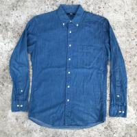ราคา เชิ้ตแขนยาวมือสองผ้ายีนส์บาง (52850288250)