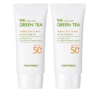 ราคา เกาหลี Tonymoly The Chok Green Tea Moisture Sun Cream SPF50+ PA+++ 50ml 2ea (27261973050)