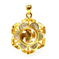 ราคา จี้ทองกังหันแชกงหมิวล้อมเพชร ดอกเหมย รุ่น TK-564 (9511473884)