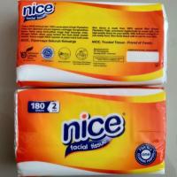 ราคา Nice กระดาษทิชชู่เช็ดหน้า 180 แผ่น 2 ชั้น (23969886981)