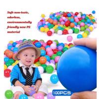 ราคา ลูกบอลสีพลาสติก 8cm / 8ซม. ลูกใหญ่ บอลนิ่ม สีสันสดใส ลูกบอลสำหรับบ้านบอล (23775885410)