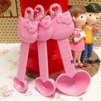 ราคา 3 ใน 1 ช้อนตวงวัดนมชาเกลือน้ําตาลสวัสดีคิตตี้ชุดตัวละคร (41655793043)