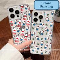 ราคา เคสโทรศัพท์แม่เหล็ก Kitty เคสโทรศัพท์ Hello Kitty เคสใสเหมาะสําหรับ iphone 17 16 15 14 pro max Samsung S25 (26267184134)