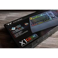 ราคา คีย์บอร์ด Thermaltake TT Premium X1 RGB Cherry MX Blue Keyboard Gaming (EN/TH) (6690348451)