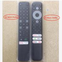 ราคา ใหม่ Original RC901V FMR6 RC902V FMR6 สําหรับ TCL 4K LED Android สมาร์ททีวี Voice Remote w/Netflix Youtube QIY 65P725 55C716 50P715 65P615 50P65US 50P65US 5P65S 5P65S 5K 65M65US 5C36 4V (44465723957)