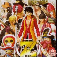 ราคา Straw Hat Pirates Film Z Set ของแท้ JP แมวทอง - Super Modeling Soul Bandai [โมเดลวันพีช] (9 ตัว) (5244057702)