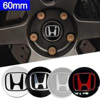 ราคา 60mm รถสัญลักษณ์ล้อ Center Hub Cap Badge สําหรับ Honda Civic City Accord Odyssey CRV Hrv Jazz CBR VTX โลโก้ Decals สติกเกอร์ยาง (28772509080)
