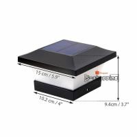 ราคา ไฟฟรี LG22 ไฟเหลือง โคมไฟหัวเสา Solar light 1LED * (40754648347)